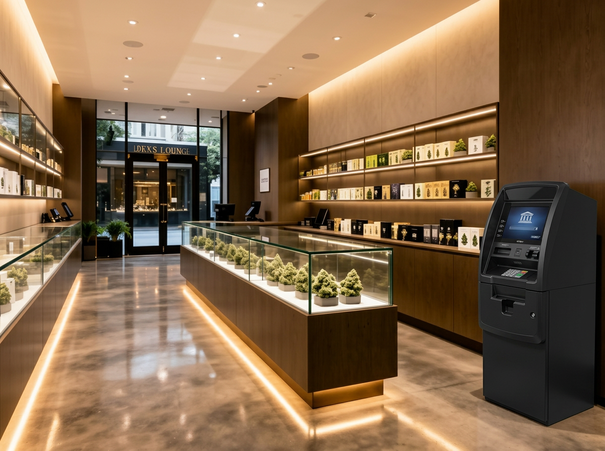 High-end Minnesota cannabis dispensary with ATM